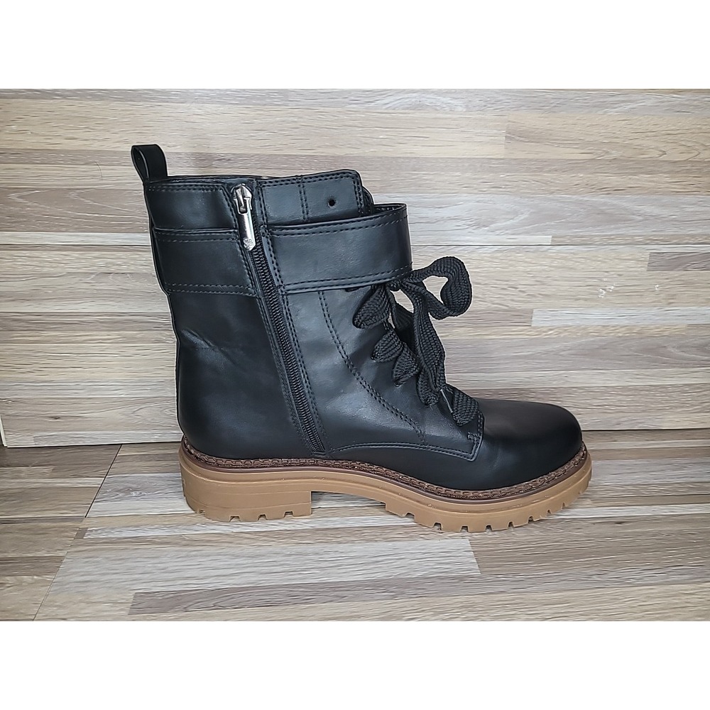 Sam & Libby Samantha Embellished Combat Boots Chunky Goth Y2K Women's Size 11 - Picture 6 of 14